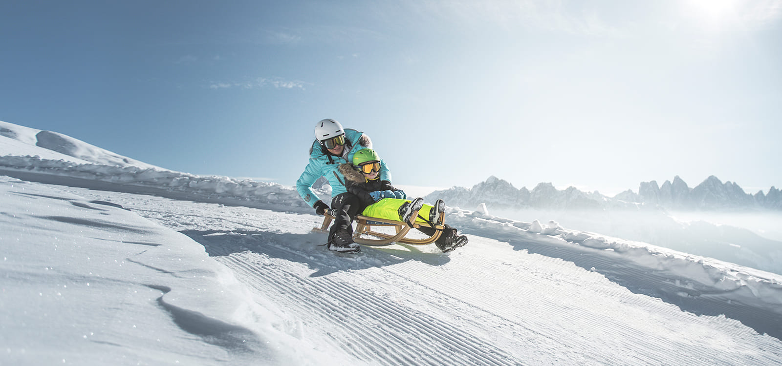 Nice Living – Rodeln auf der Rudi Run im Winter auf der Plose Nice Living - Rodeln auf der Rudi Run im Winter auf der Plose